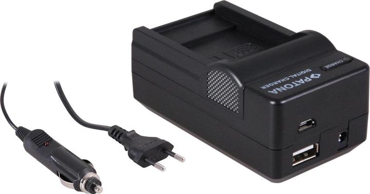 Produktbild Patona 4in1 Ladegerät f. Sanyo DB-L40 Xacti VPC-HD1 HD1E HD1EX HD2