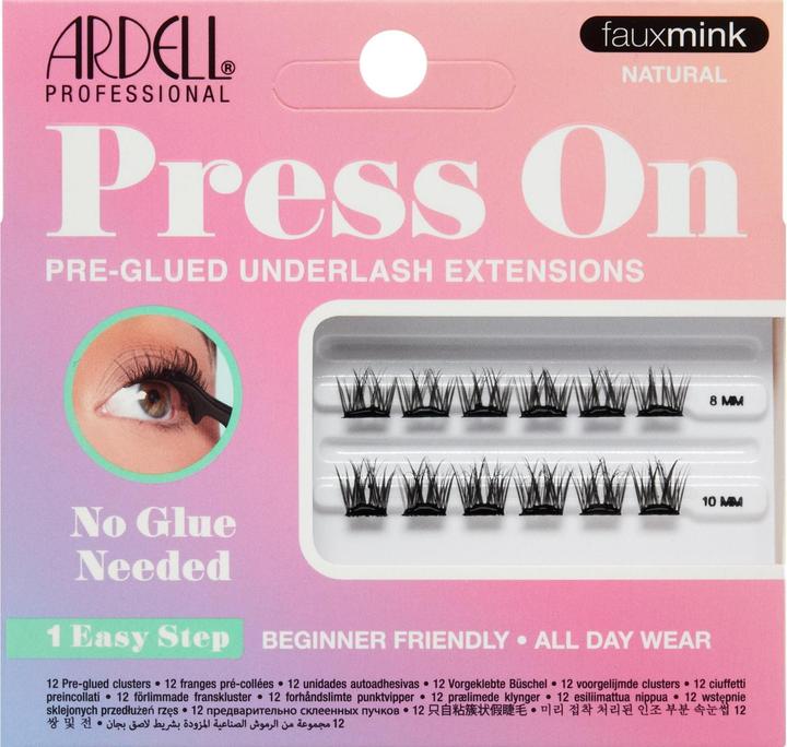 Ardell Press On Faux Mink Natural 12 Stk (Cils artificiels)