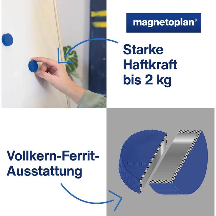 Image du produit Magnetoplan Aimant DISCOFIX MAGNUM (10x)