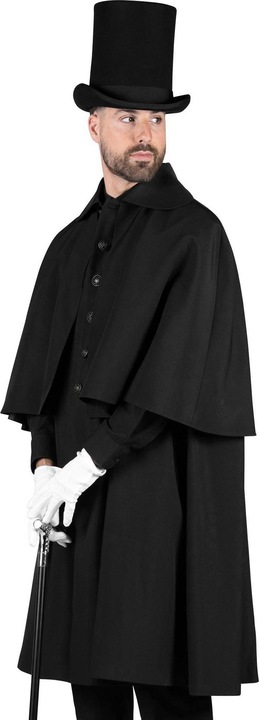 Produktbild Thetru Herren Kutschermantel, schwarz (XXL)