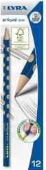 Actual product image Lyra Pencil Groove slim HB, Blue (3.30 mm, HB, 12x)