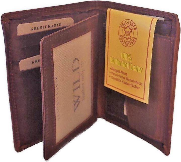Actual product image A. WILD Wallet Men's leather wallet No.12.1