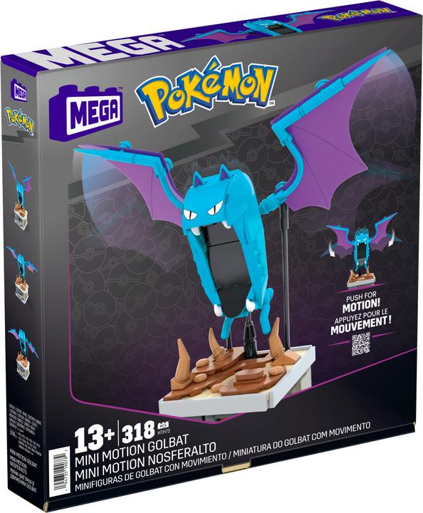 Produktbild MEGA PokÃ©mon POKÃ‰MON - MINI MOTION GOLBAT