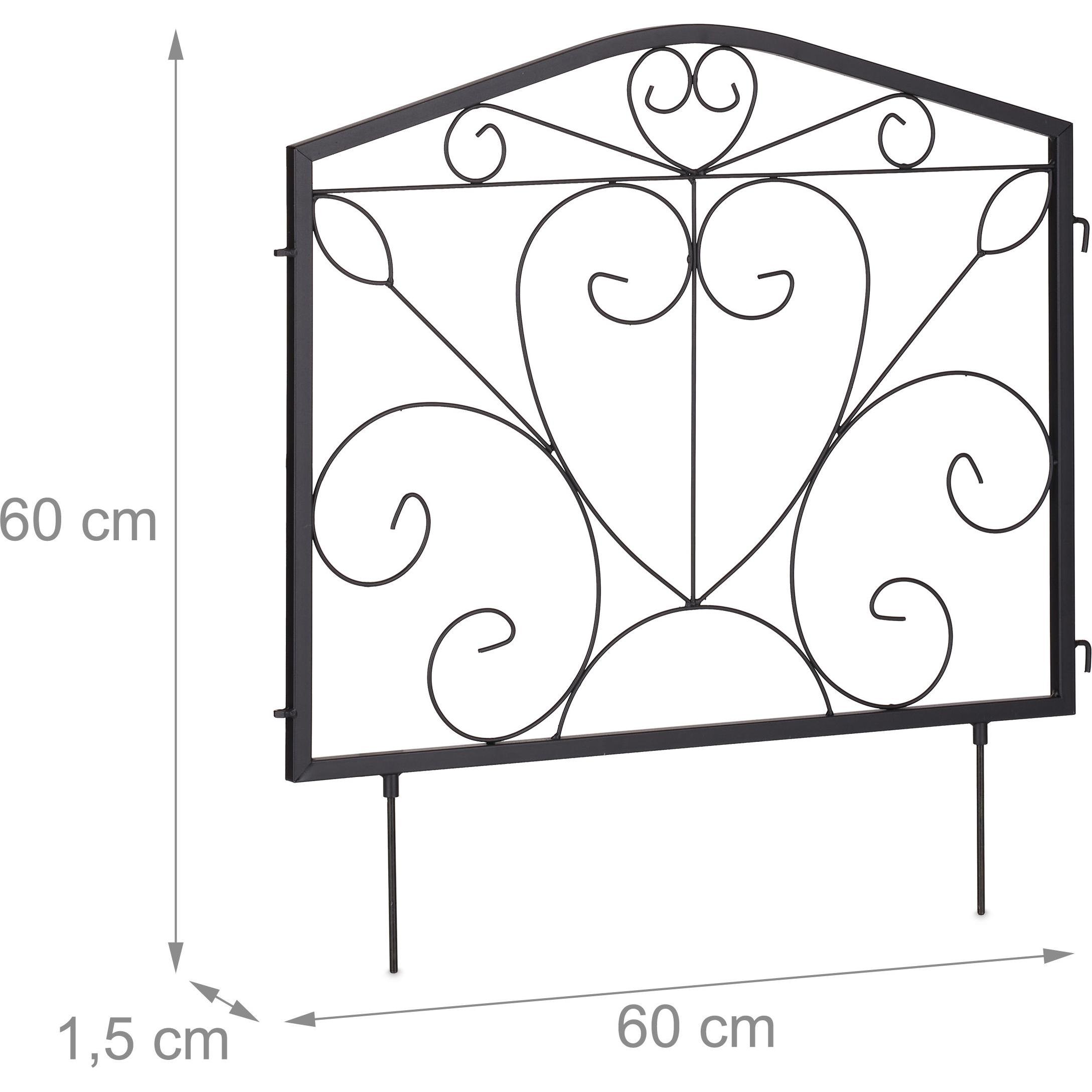 Thumbnail - Relaxdays, Rasenkante, 4x Beetzaun (240 cm)