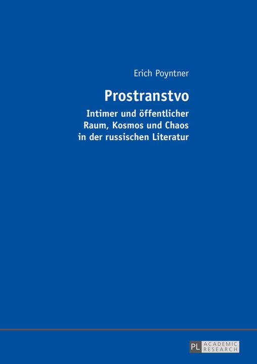 Produktbild Prostranstvo (Deutsch, Erich Poyntner, 2015)