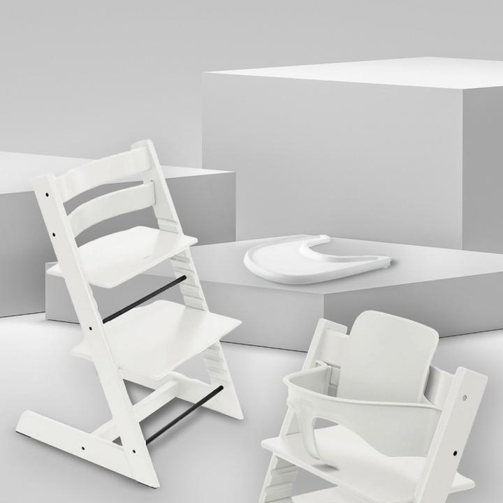 Image du produit Stokke Tripp Trapp Special Bundle 3, Blanc (Chaise haute Rehausseur)