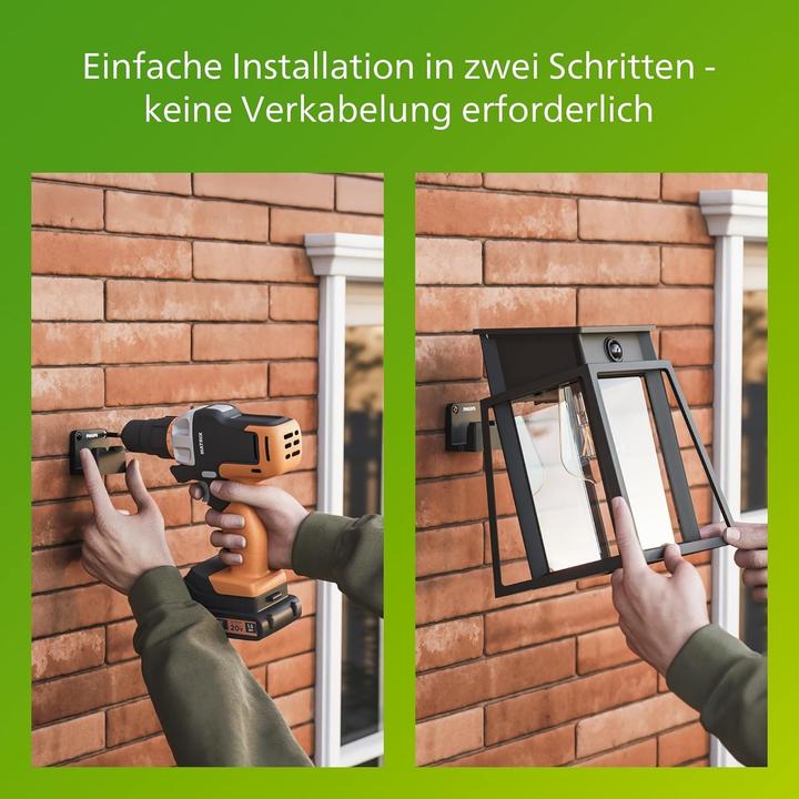 Produktbild Philips Solar-Aussenwandleuchte (470 lm, E27, IP44)