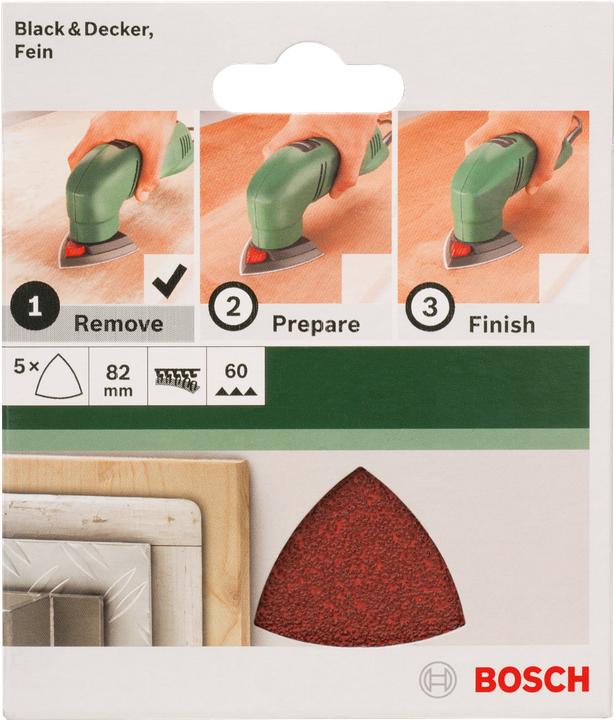 Actual product image Bosch Zubehör Delta sandpaper with Velcro (60)