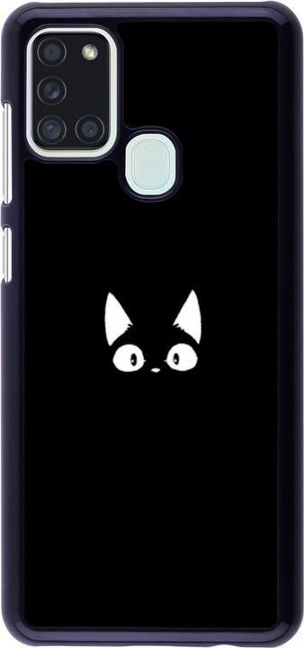 Immagine prodotto PhoneLook Copertina Gatto divertente su nero (Samsung Galaxy A21s)
