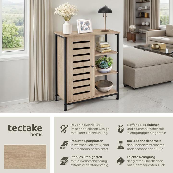 Image du produit tectake Buffet 71x32x82cm (71 x 32 x 82 cm)