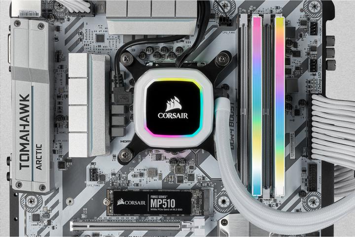 Productafbeelding Corsair Vengeance RGB Pro SL (2 x 8GB, 3600 MHz, DDR4 RAM, DIMM 288 pin)