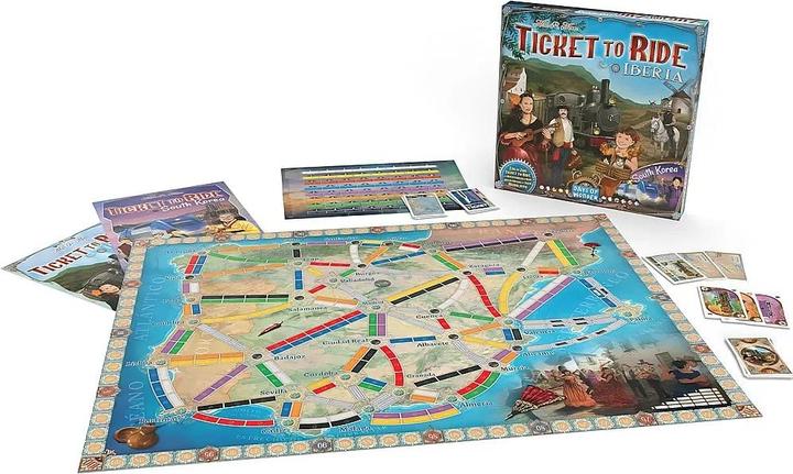 Actual product image Days of Wonder DOWD0036 - Ticket to Ride Iberia & South Korea (Map Collection 8) (German, 2 - 5 Players)
