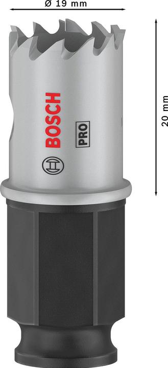 Productafbeelding Bosch Professional Zubehör PRO Plaatmetaal PC Plus gatenzaag, 19 mm (19 mm)