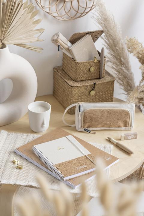 Actual product image Brunnen Collegeblock Premium Fact A4, Lined, Brown (A4, Plain)