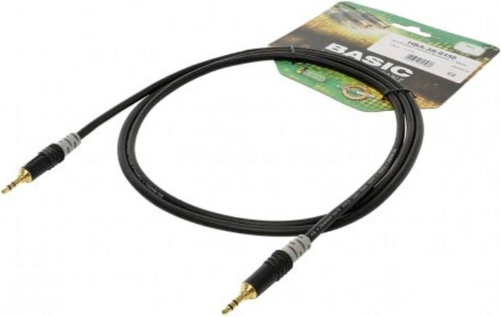 Sommer Cable HBA-3S-0060 Câble de connexion audio jack (1x jack 3.5 mm (0.60 m, 2,5 mm)