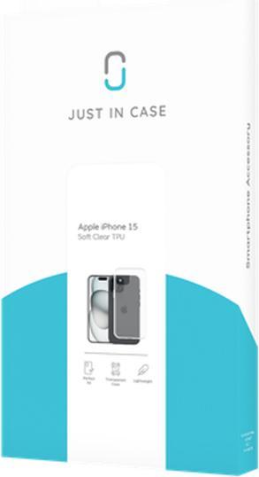 Produktbild Just in Case TPU Back Cover Durchsichtig Apple iPhone 15 (Apple iPhone 15)