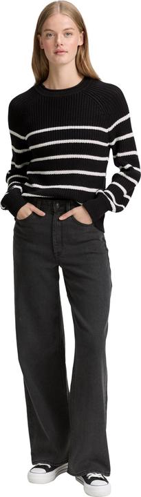 Produktbild Tom Tailor Denim Gebreide trui met lichte ballonmouwen (L)