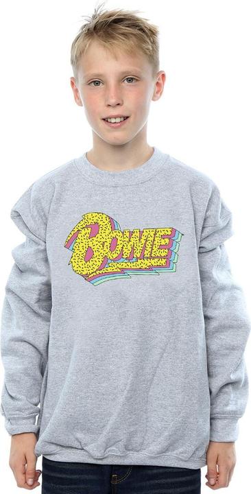 Produktbild David Bowie Moonlight 90s Logo Sweatshirt Jungen (152, 158)