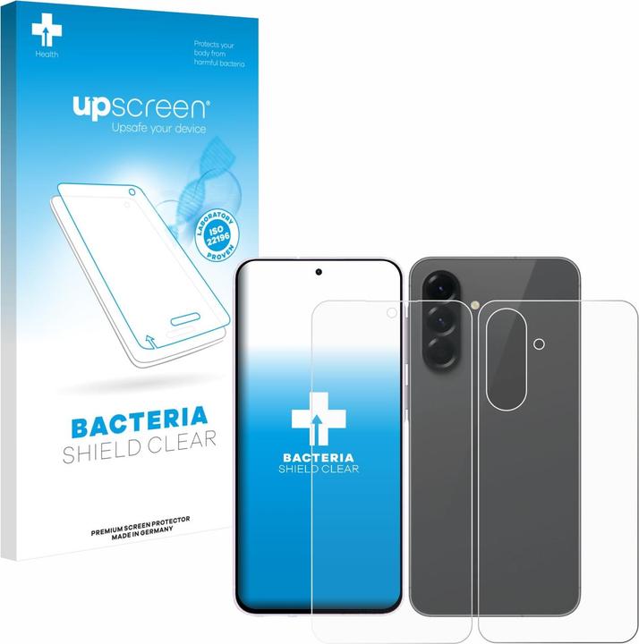 Produktbild upscreen Schutzfolie Displayschutz Displayschutzfolie Folie Klar antibakteriell (1 Stk., Samsung Galaxy A56)
