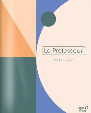 Produktbild Quo Vadis Le Professeur QV626051 12M, graphique fr, 16x24cm (A6, 1 Woche / 2 Seiten)