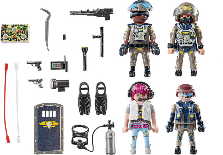 Actual product image Playmobil SWAT figure set (71146, Playmobil City Action)