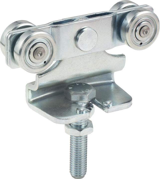 Helm Roller unit Agrar 472 Sliding door fitting Running gear, two-pair galvanised steel