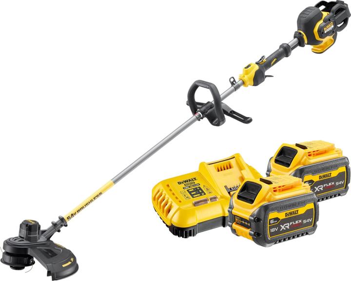 Produktbild DeWalt DCM 571 T2 Akku Motorsense 54 V FlexVolt 38 cm Brushless + 2x Akku 6,0 Ah + Ladegerät