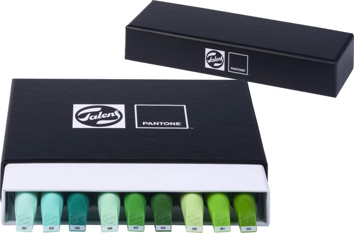 Image du produit Talens Pantone Marker 9x Set Green, Strichstärke: Keine Angabe (9x)