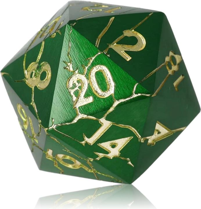 Produktbild Glass Staff Wildlight Break Metal RPG Dice Set