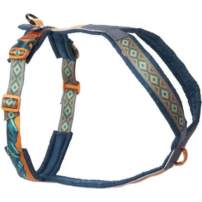 Non-Stop Dogwear Non-Stop - Line Harness 5.0 - Blue Green/Oak - 7 (Cane, Generale), Collare + Guinzaglio