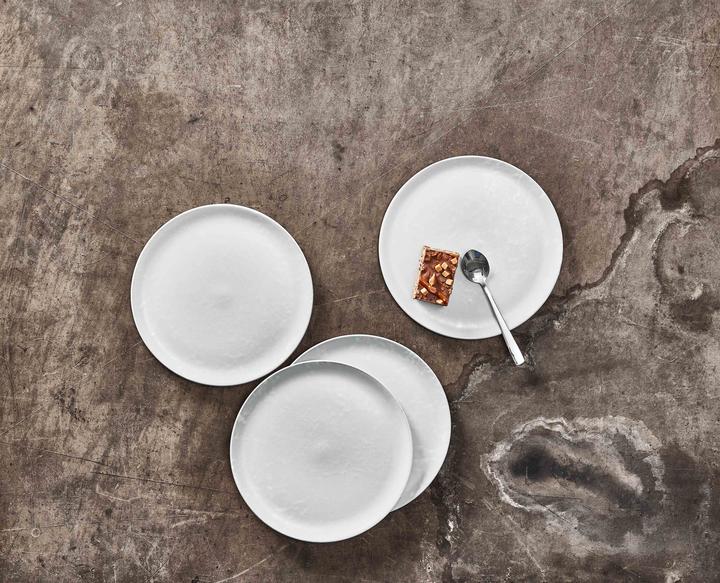 Produktbild RAW Dessert plates 20 cm - 4 pcs - Arctic white (4x, 20 cm)
