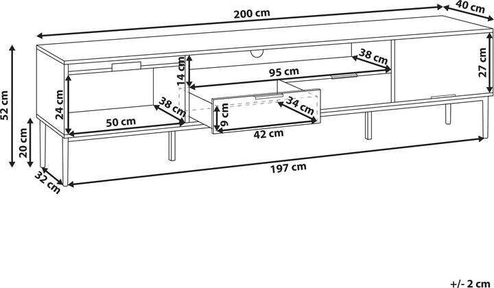 Actual product image Beliani Leduc
