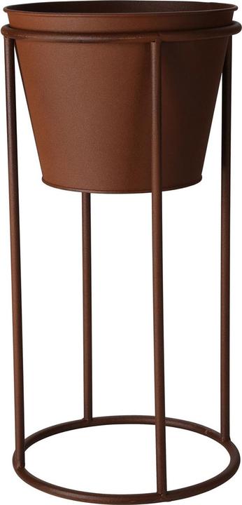 Produktbild Casativo Blumentopfständer aus Metall, rostfarben, 2er Set