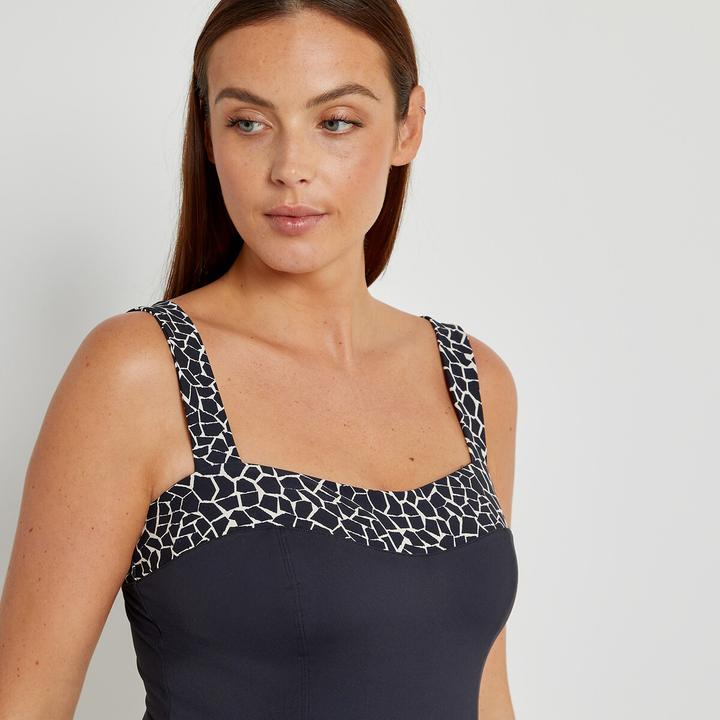 Actual product image La Redoute Collections Swimming costume with tummy-flattening effect (42)