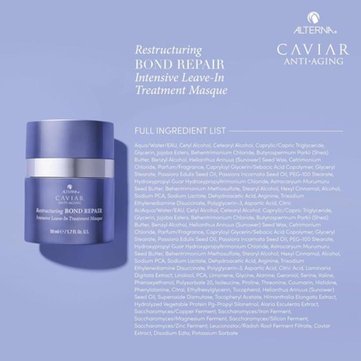 Image du produit Alterna Masque de traitement intensif sans rinçage au caviar (50 ml)