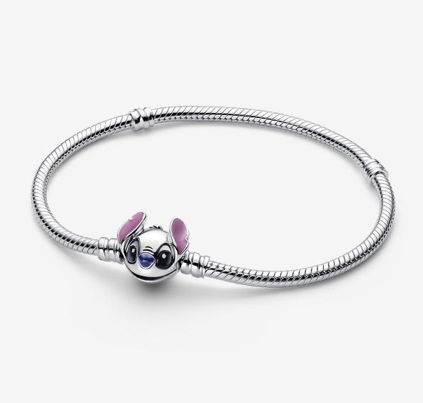 Produktbild Pandora Disney Stitch Schlangen Gliederarmband (16 cm, Emaille)