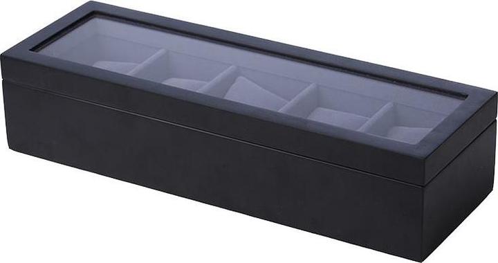 Image du produit JTI Montres box pour 5 montres, bois - noir