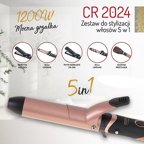 Productafbeelding Camry Haarstyler CR 2024 1200 W, Zwart / Roségoud (32 mm, 19 mm)