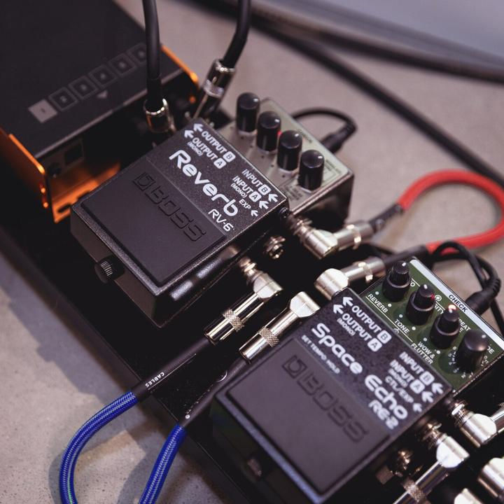 Produktbild Adam Hall 4 STAR IRR 0030 SET - Pedalboard Patchkabel | 5er Set ® Winkelklinke TS | 0,3 m (0.30 m)