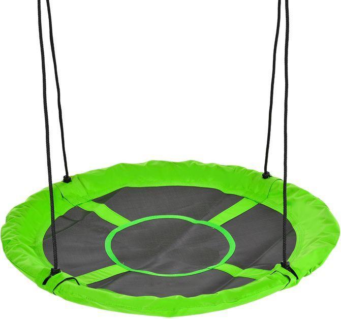 Actual product image Swisshandel24 Nest swing Ø110 cm, hanging swing up to 150 kg, adjustable children's swing, plate swing for 3-12
