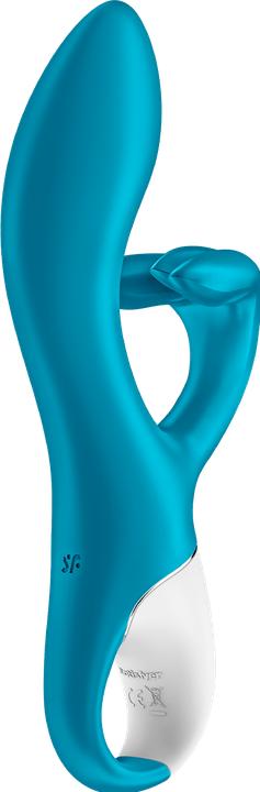 Actual product image Satisfyer Embrace Me Rabbit Vibrator - Turquoise