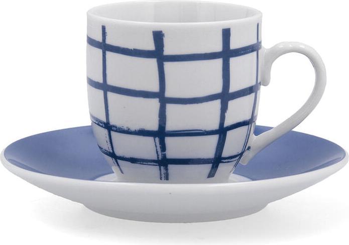 Quid Tasse mit Untertasse Kansas 90 ml (6 Stück) (90 ml, 6x)