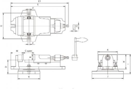 Produktbild Elmag PROFI-Maschinenschraubstock 4