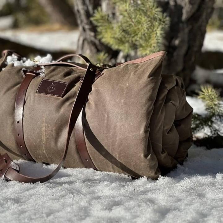 Immagine prodotto Bushcraft Rotolo da letto da cowboy in pelle d'olio (200 cm)