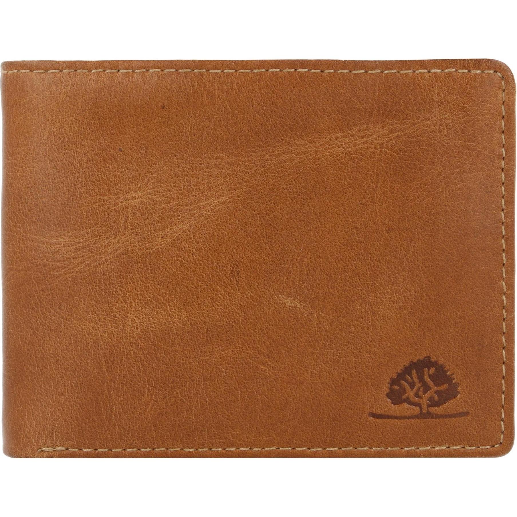 Greenburry, Herren, Portemonnaie, Tornado Geldbörse RFID Schutz Leder 13 cm, Braun