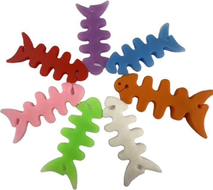 Produktbild Hurtel Fischförmige Kopfhörerkabelhülle – grün