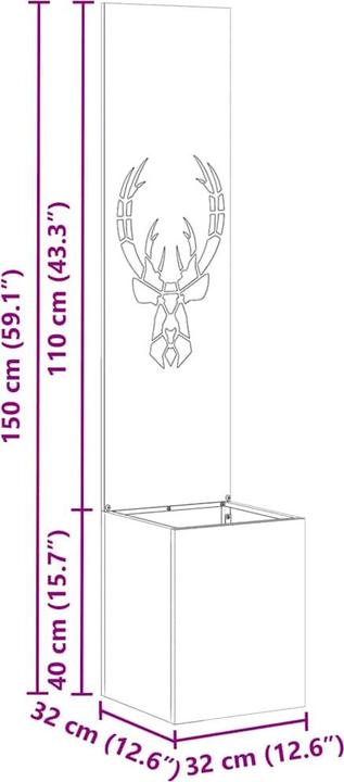 Produktbild vidaXL Gartensichtschutz (150 cm)