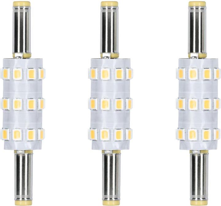 Immagine prodotto Paulmann Outdoor Plug & Shine Leuchtmittel 3er Set Naima (Connettore a bassa tensione da 5,5 mm/2,5 mm, 100 lm, 3x)