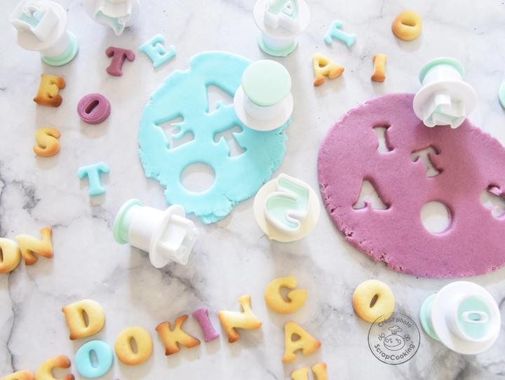 Image du produit ScrapCooking Set Stempelschneider "Buchstaben & Zahlen"