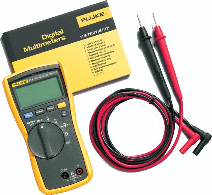 Actual product image Fluke Multimeter 114 (CAT III 600V)